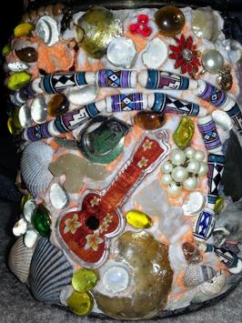 Memory piece folk art by Bob Henry Baber