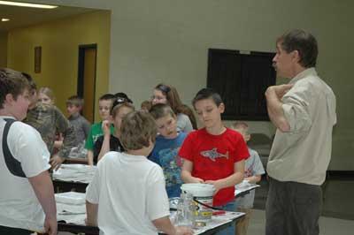 Memory mural group workshop with Bob Henry Baber